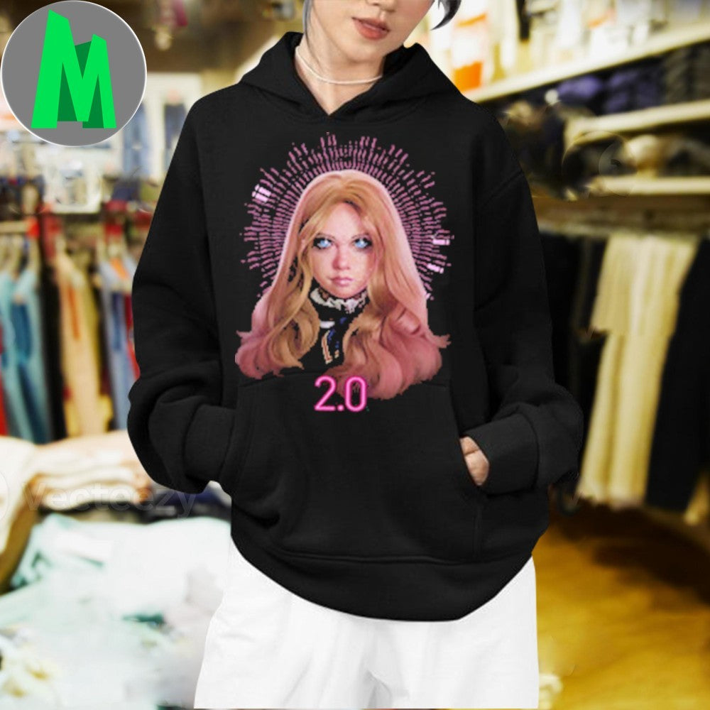 Design Megan 2.0 Circuitry Robot Doll Sci-Fi Graphic T-Shirt