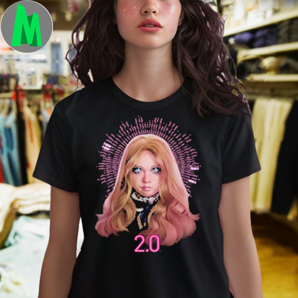 Design Megan 2.0 Circuitry Robot Doll Sci-Fi Graphic T-Shirt