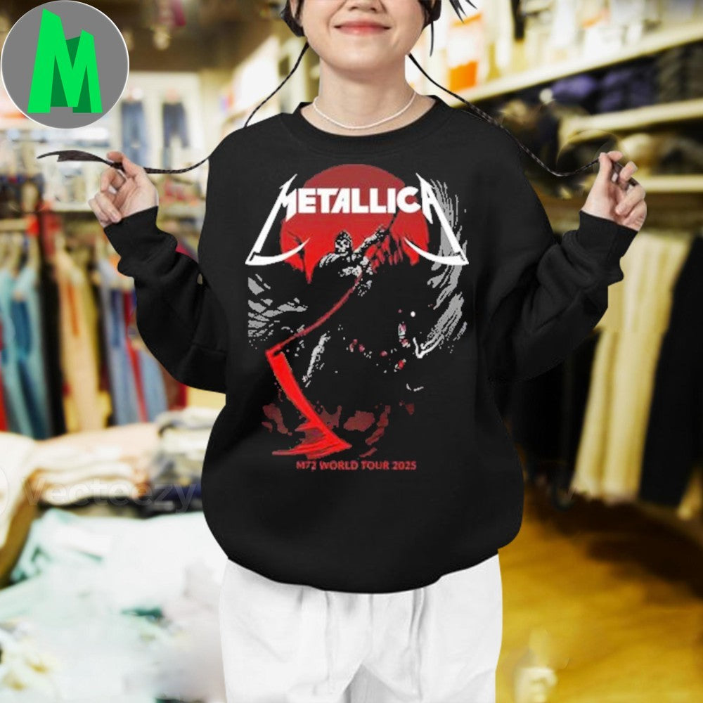 Design Metallica M72 Denver 2025 Pop-Up Shop Merch Tee Denver Colorado In Empower Field at Mile High On June 27 And 29 2025 Shirt