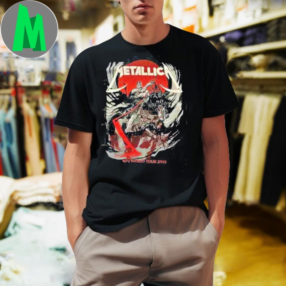 Design Metallica M72 Denver North American Tour 2025 Venue Tee At Empower Field At Mile High Denver CO On June 27th And 29th 2025 Shirt