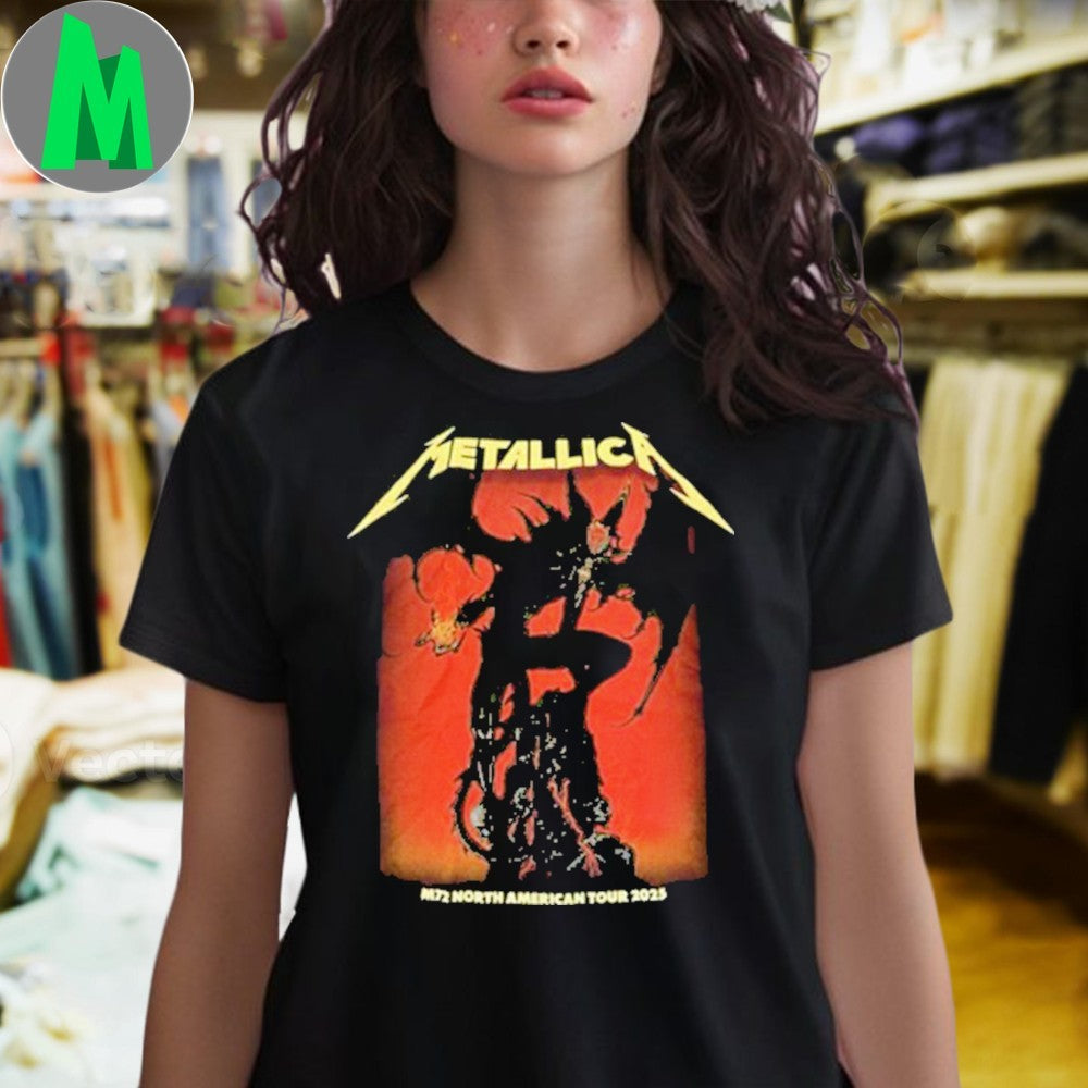 Design Metallica M72 Santa Clara Pop-Up Shop Merch Tee In Santa Clara California At Levis Stadium On June 20 And 22 Tour 2025 Shirt