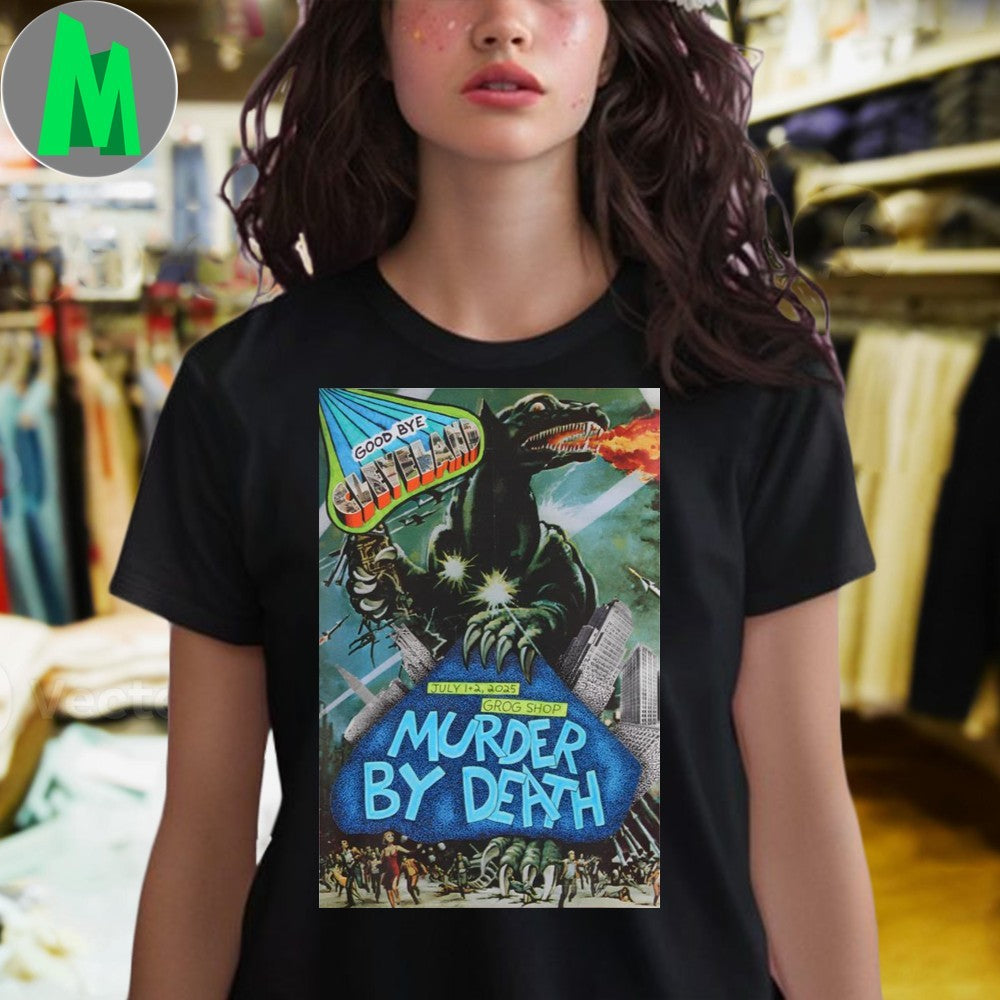 Design Murder By Death July 1-2 2025 Cleveland OH Poster Shirt