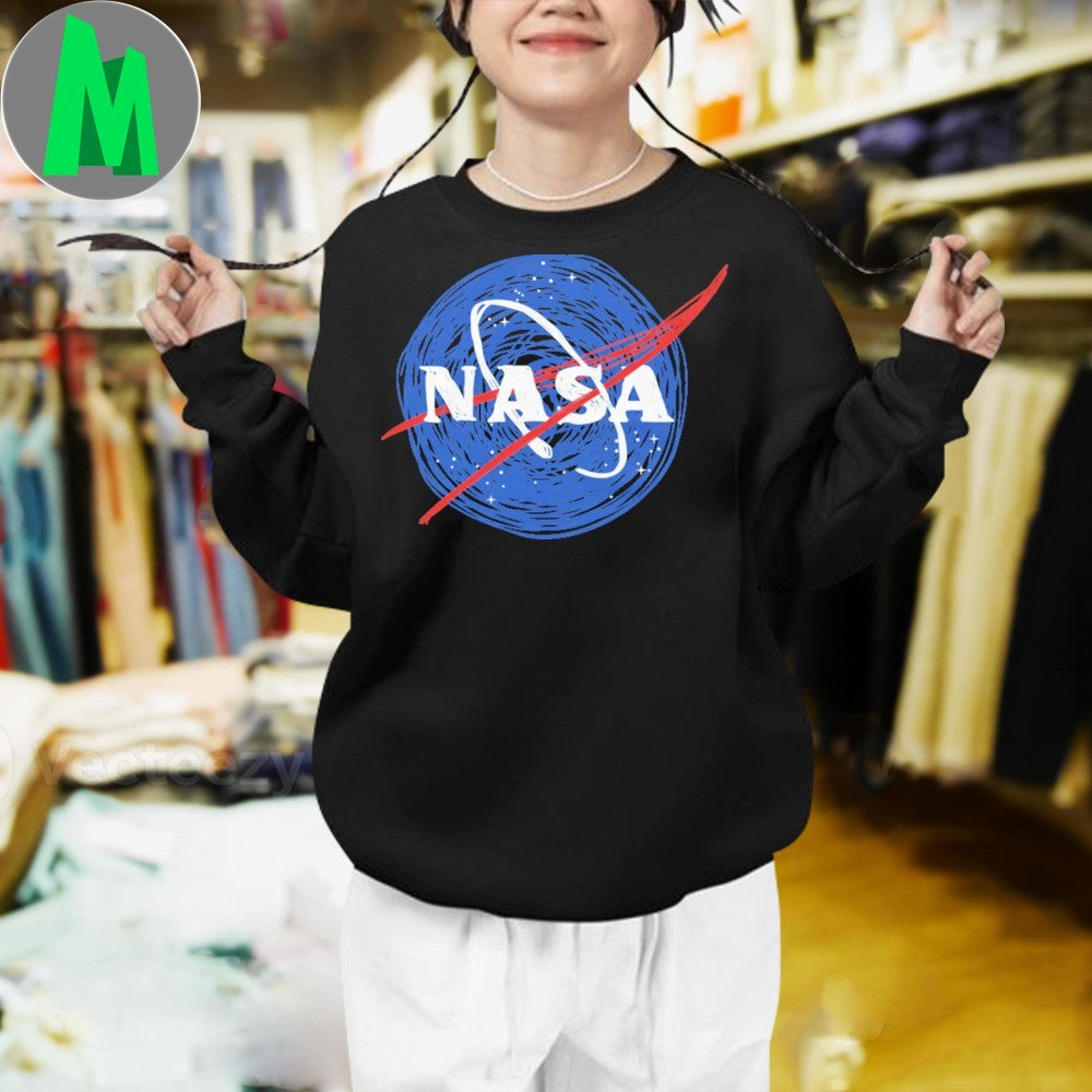Design NASA Classic Worm Logo Graphic T-Shirt