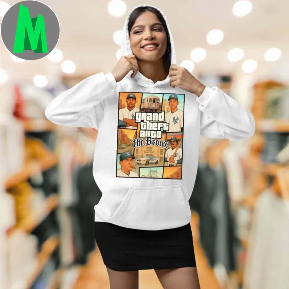Design NY Yankees Grand Theft Auto The Bronx Graphic T-Shirt