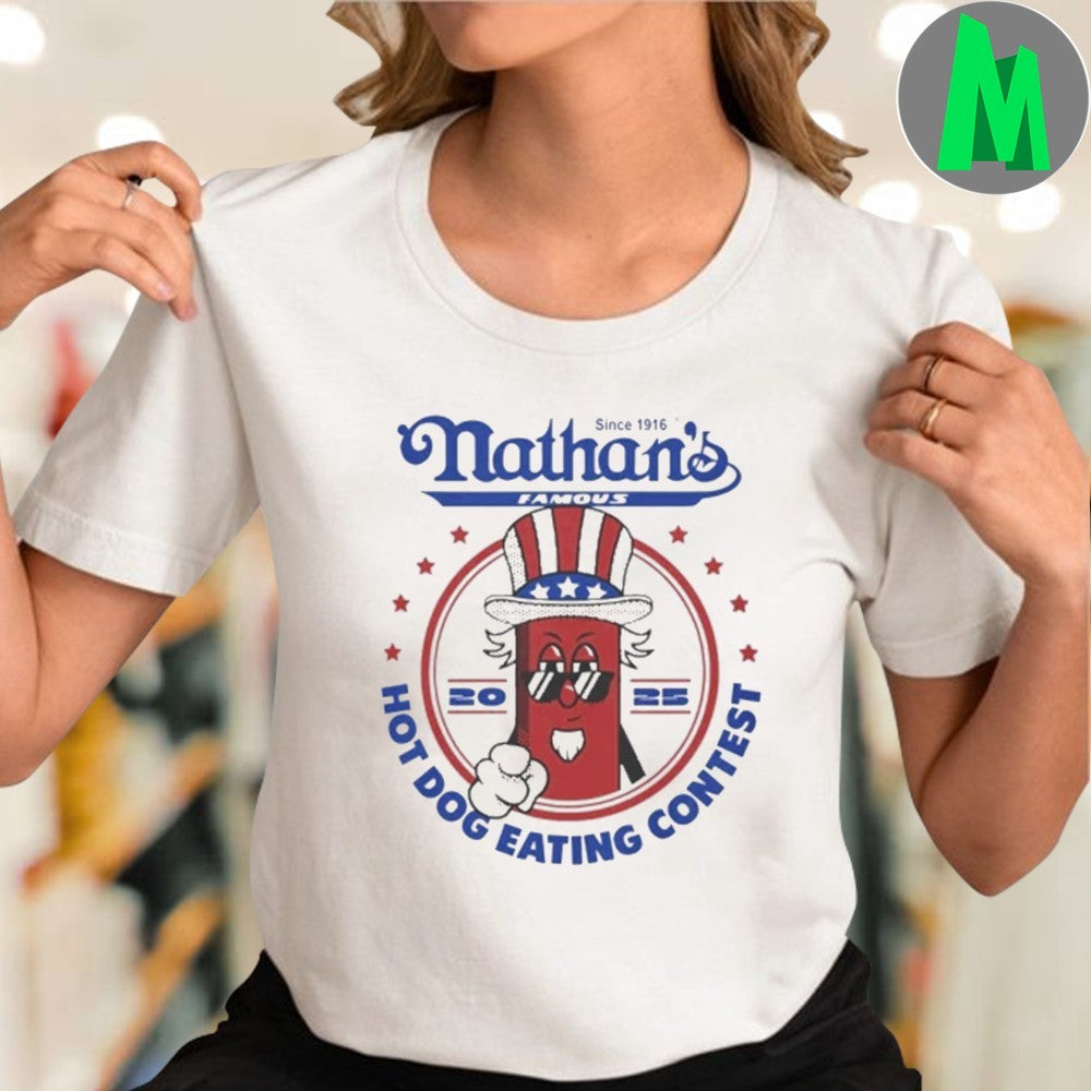 Design Nathan’s Famous Hot Dog Eating Contest 2025 Graphic T-Shirt