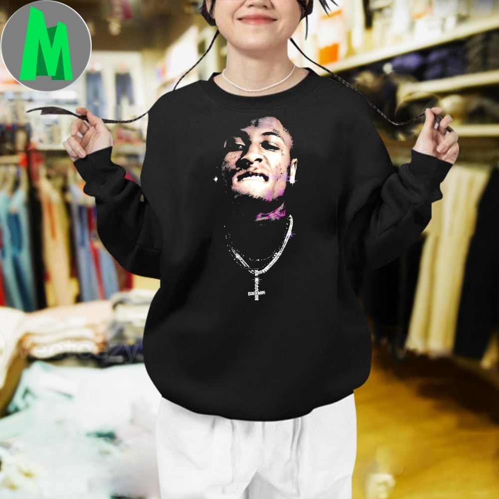Design Nba Youngboy Diamond Chain Grunge Rap Portrait Shirt