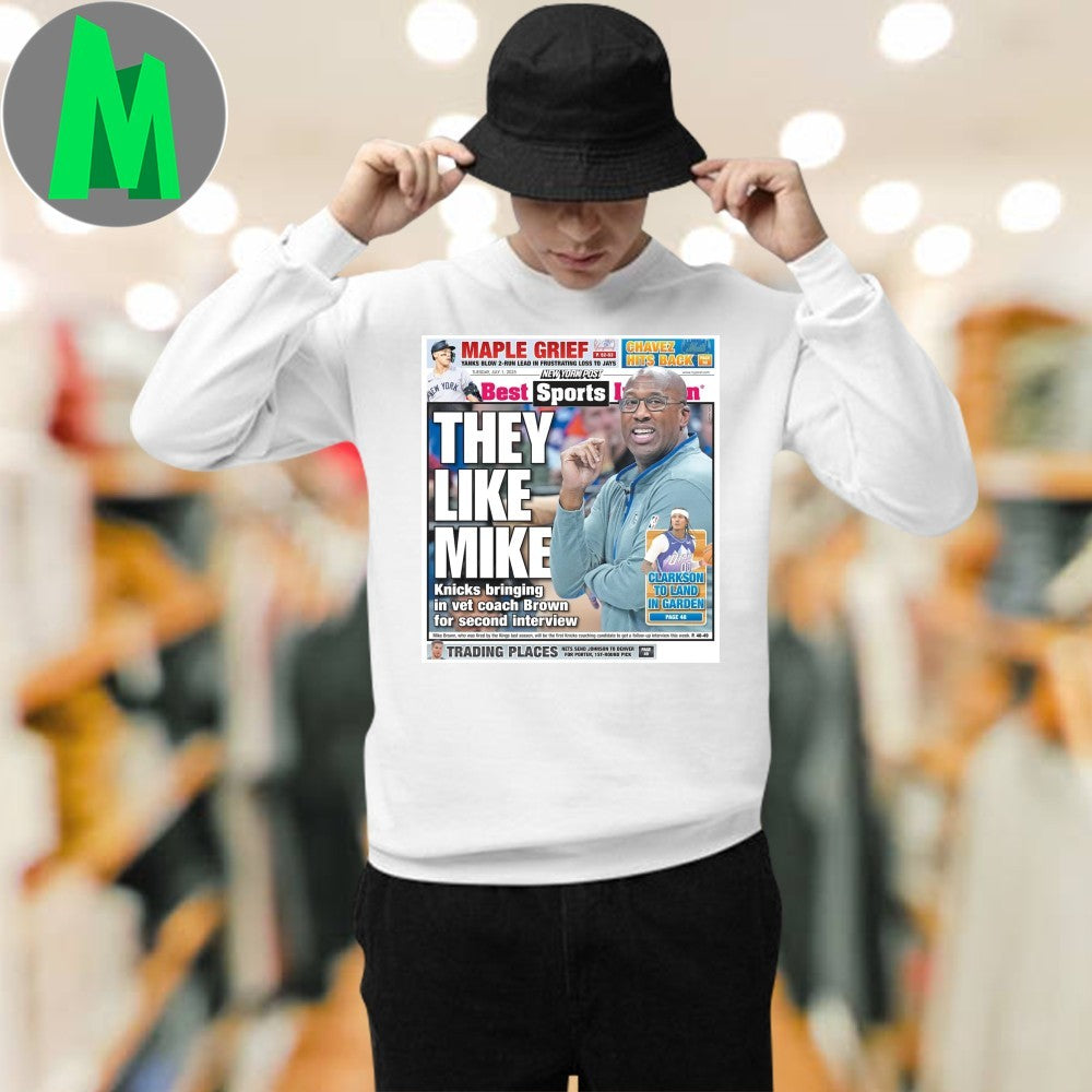 Design New York Post They Like Mike Basketball Coach Shirt