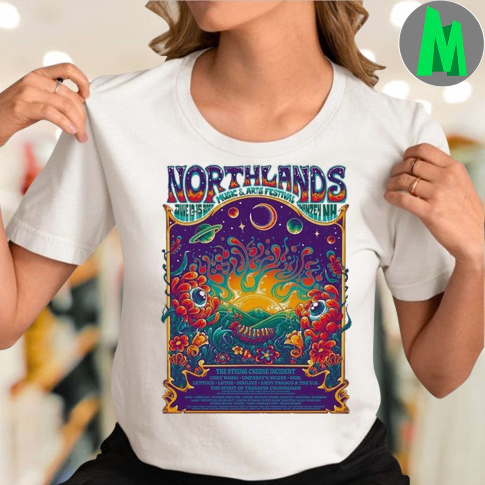 Design Northlands Music And Festival 2025 Swanzey NH June 13-15 Concert Event Fan Apparel T-Shirt