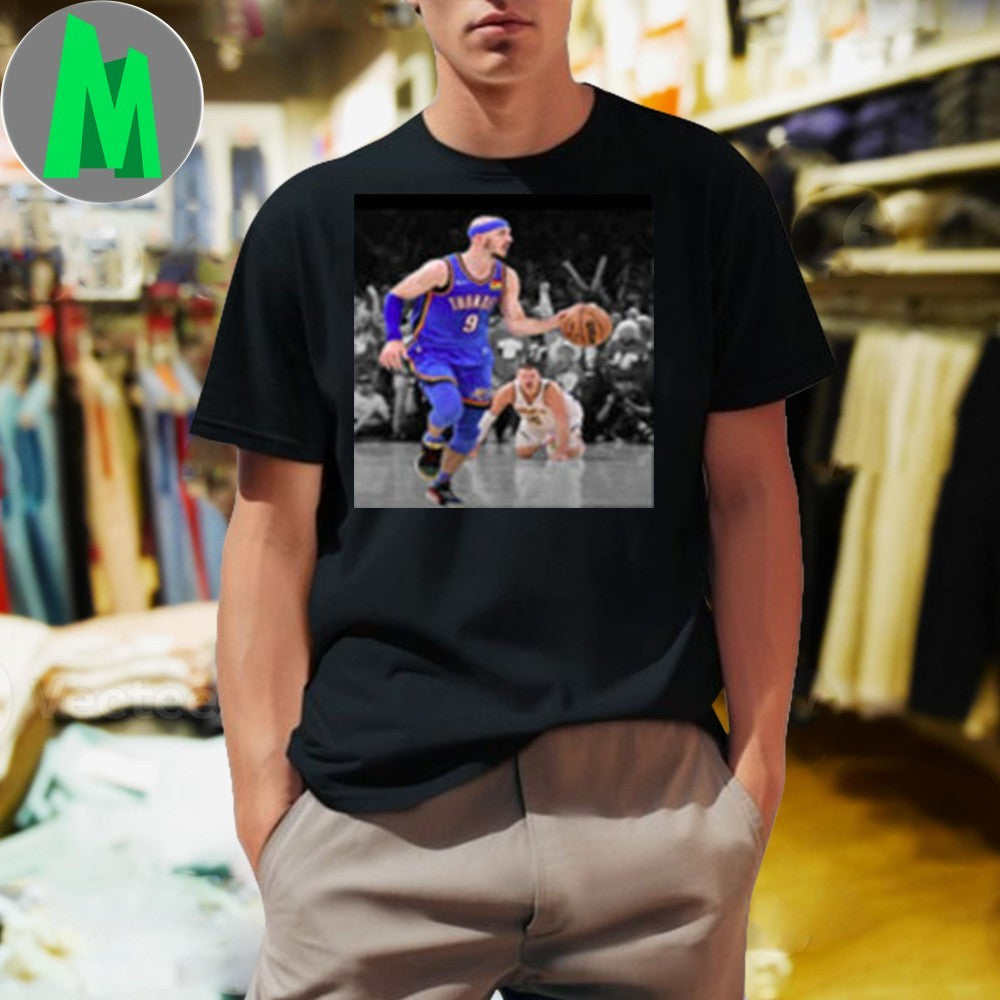Design Number 9 Alex Caruso Funny Meme With Nikola Jokic Basketball NBA Premium Youth Shirt