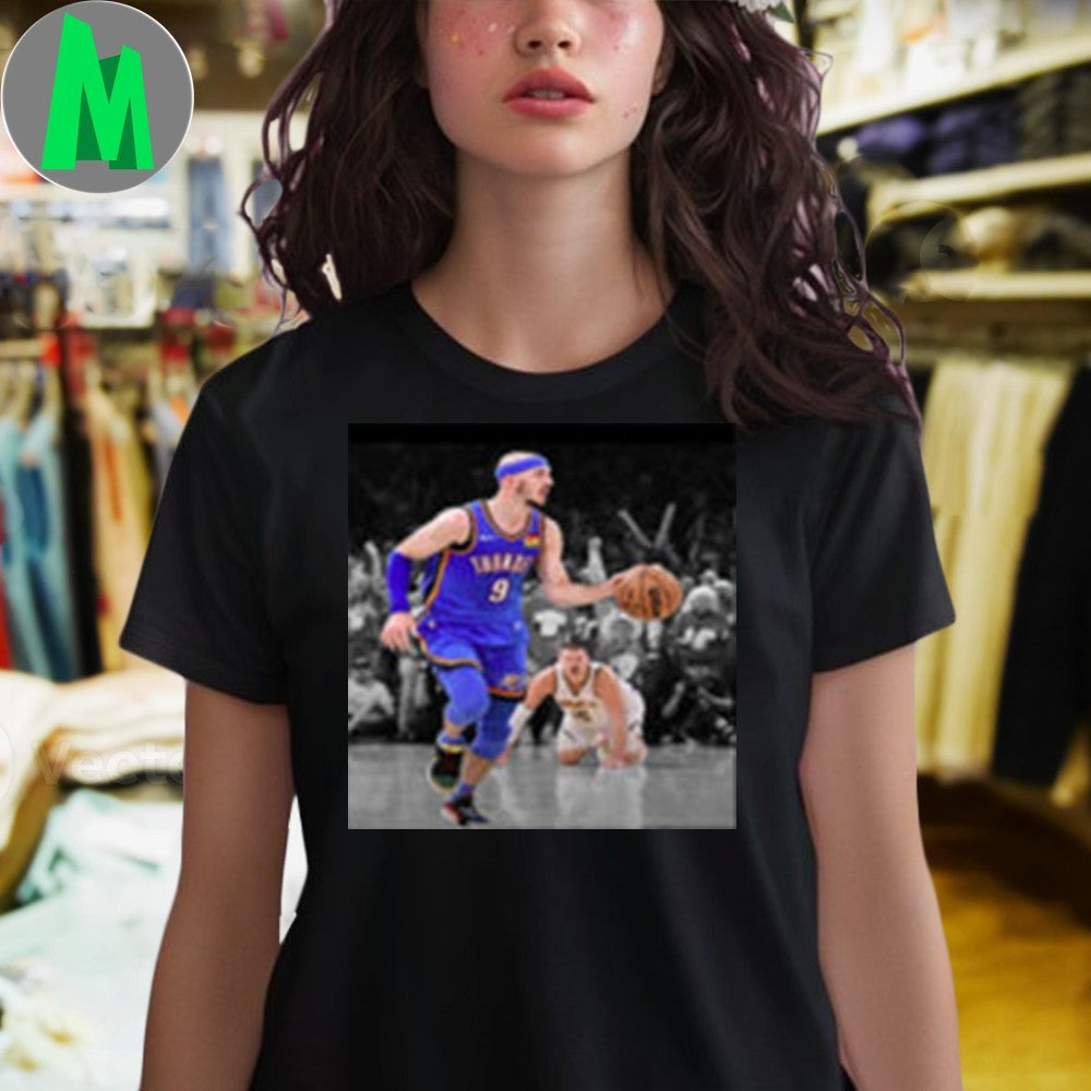Design Number 9 Alex Caruso Funny Meme With Nikola Jokic Basketball NBA Premium Youth Shirt