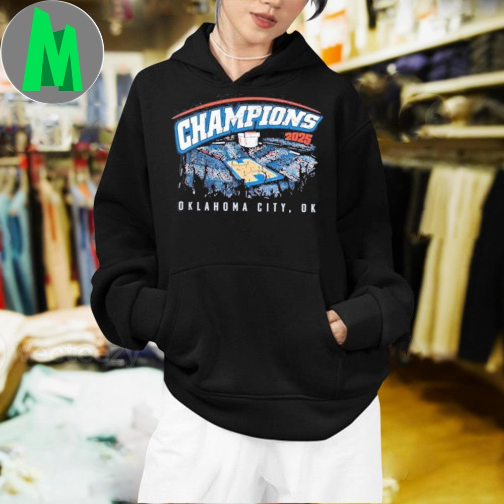 Design OKC Thunder 2025 NBA Champions Oklahoma City Graphic T-Shirt