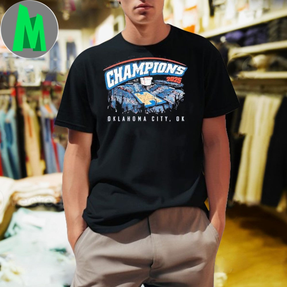 Design OKC Thunder 2025 NBA Champions Oklahoma City Graphic T-Shirt