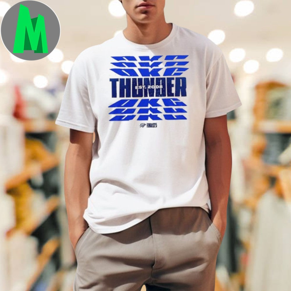 Design Oklahoma City Thunder Western Conference Champions 2024-2025 Thunder Up Shirt