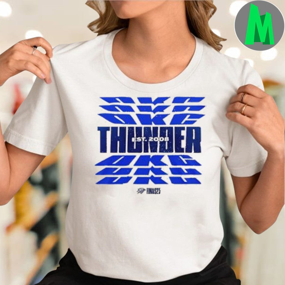 Design Oklahoma City Thunder Western Conference Champions 2024-2025 Thunder Up Shirt
