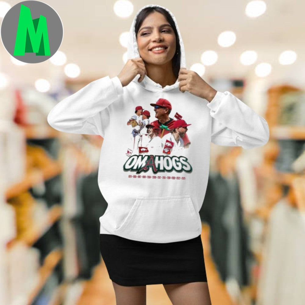 Design Omahogs Razorbackology 1979-2025 Shirt