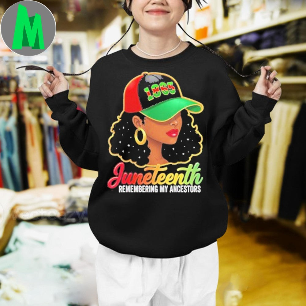 Design Premium 1865 Juneteenth Remembering My Ancestors Shirt