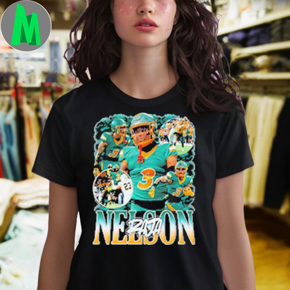 Design Raja Nelson #3 Football Player Fan T-Shirt