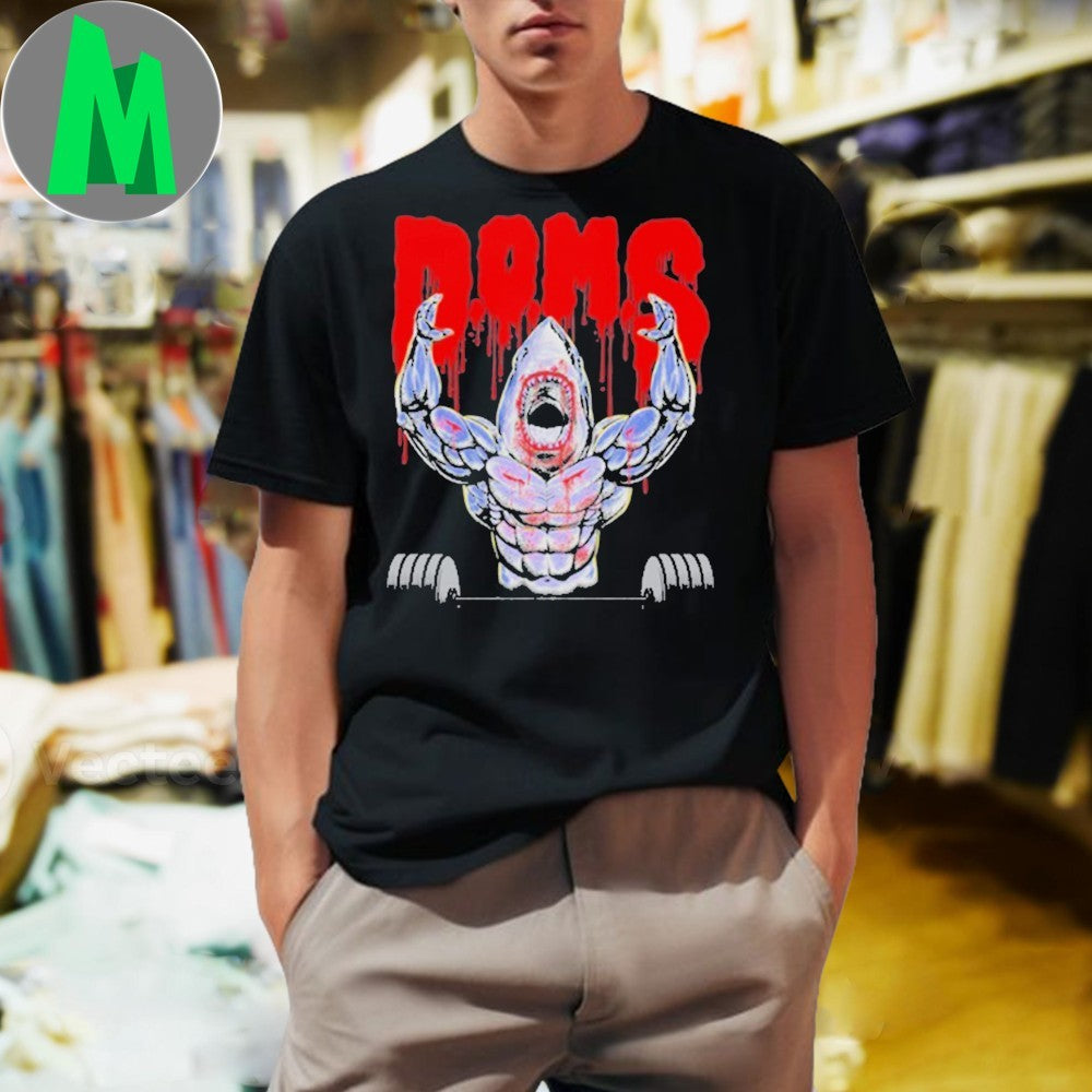 Design Raskol Apparel Doms Shark Blood Red Shirt