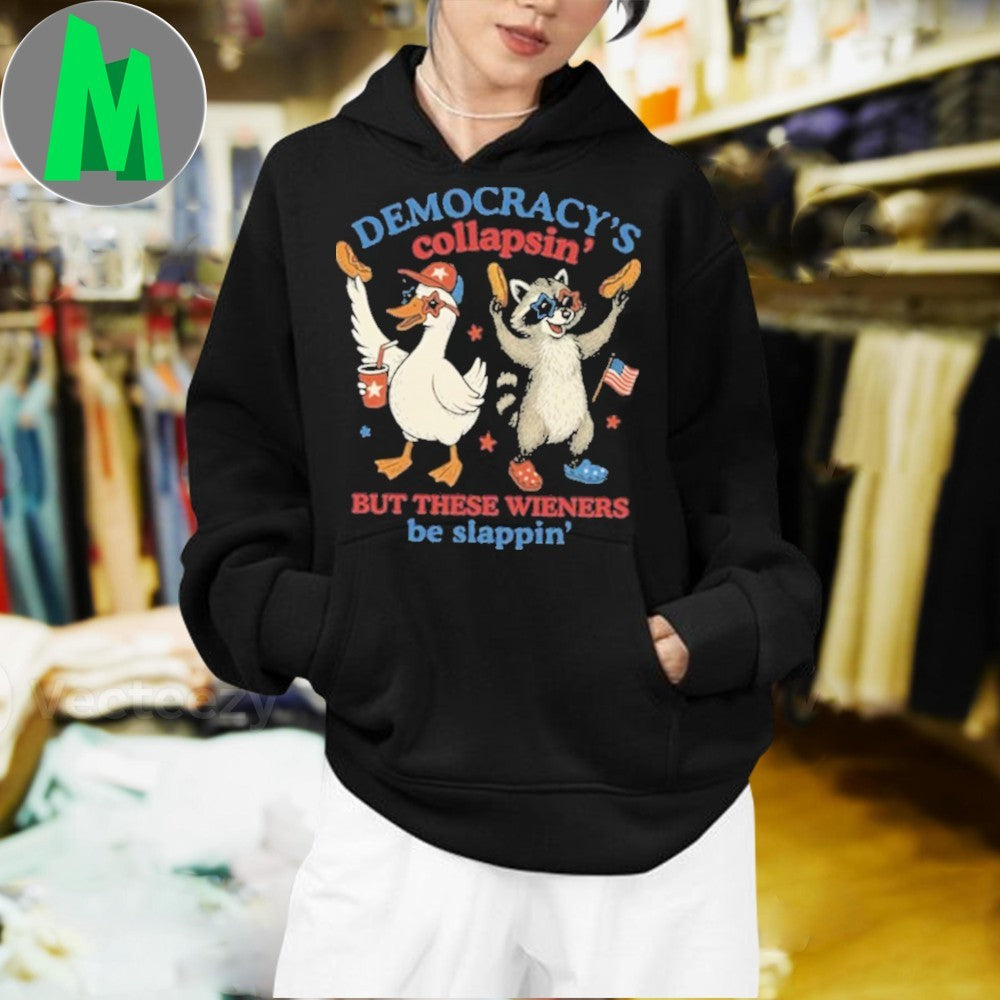 Design Rejecting Kings Since 1776 Raccoon 4th of July T-Shirt