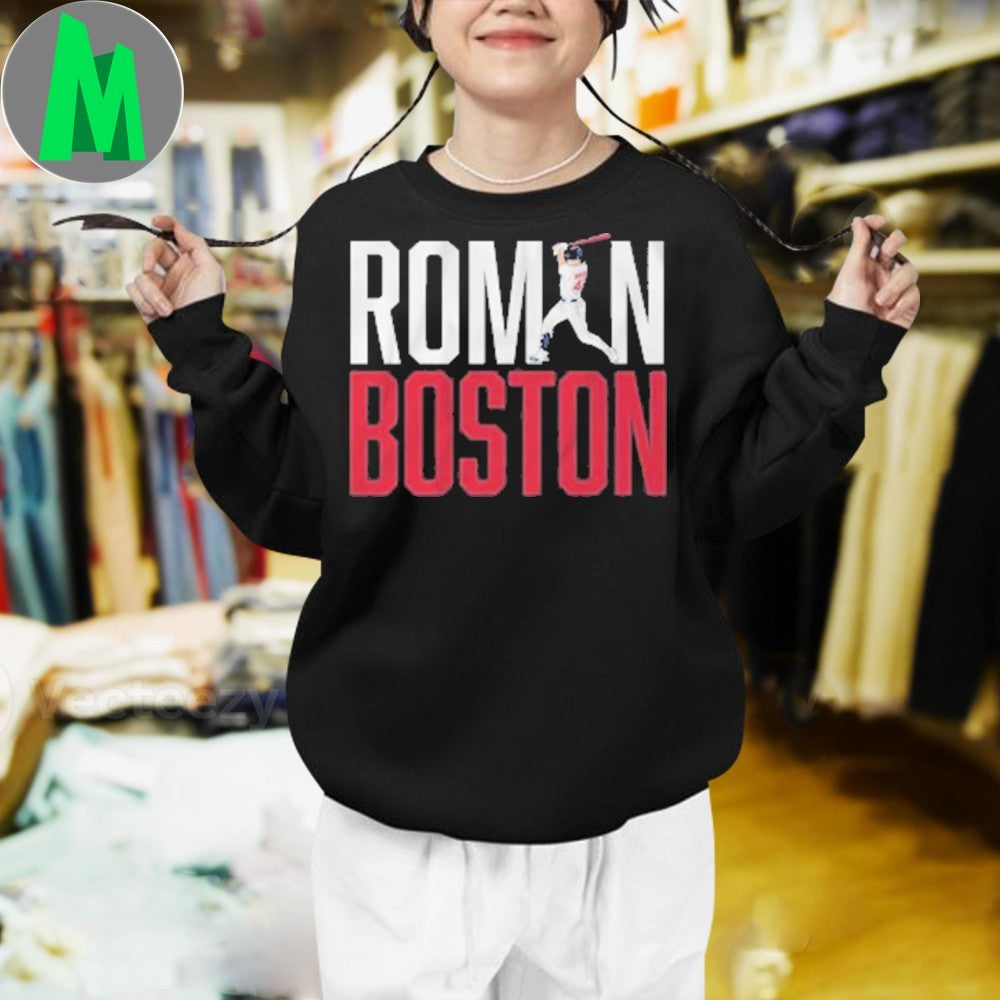 Design Roman Anthony Boston Baseball Player Graphic T-Shirt