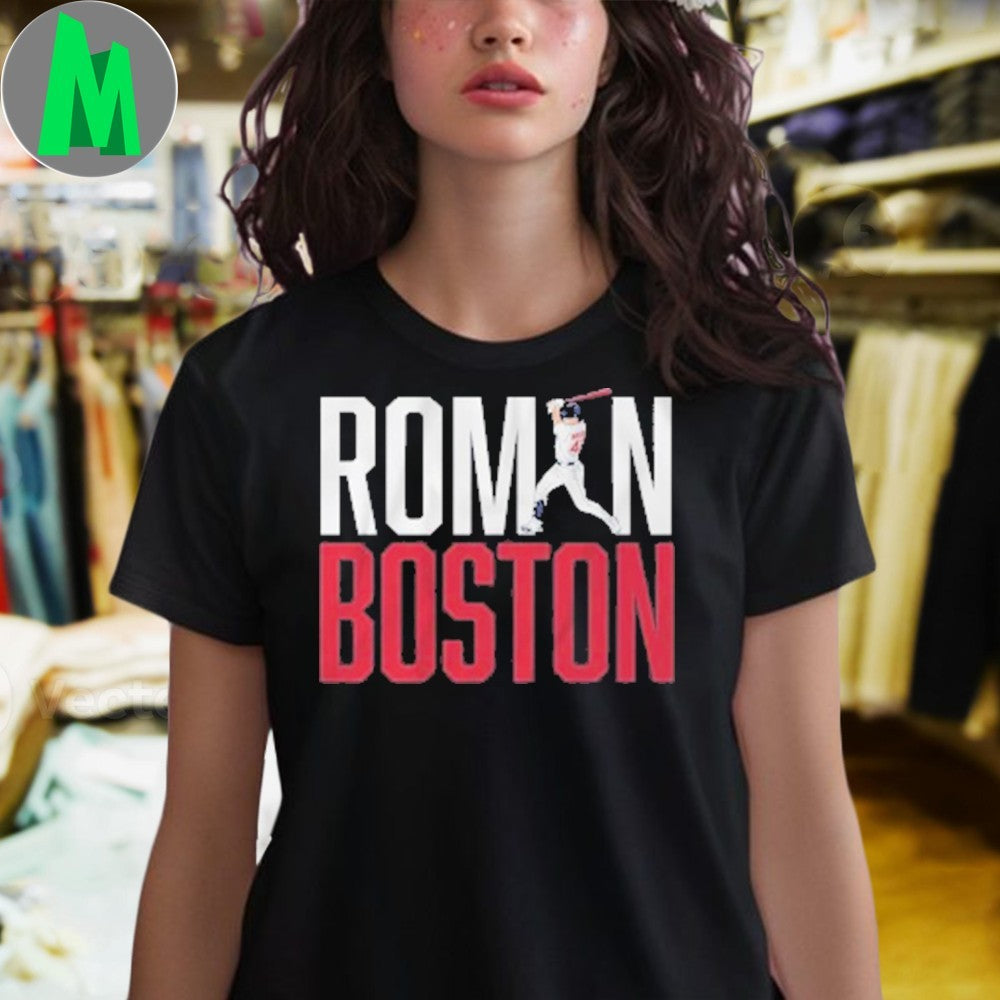 Design Roman Anthony Boston Baseball Player Graphic T-Shirt