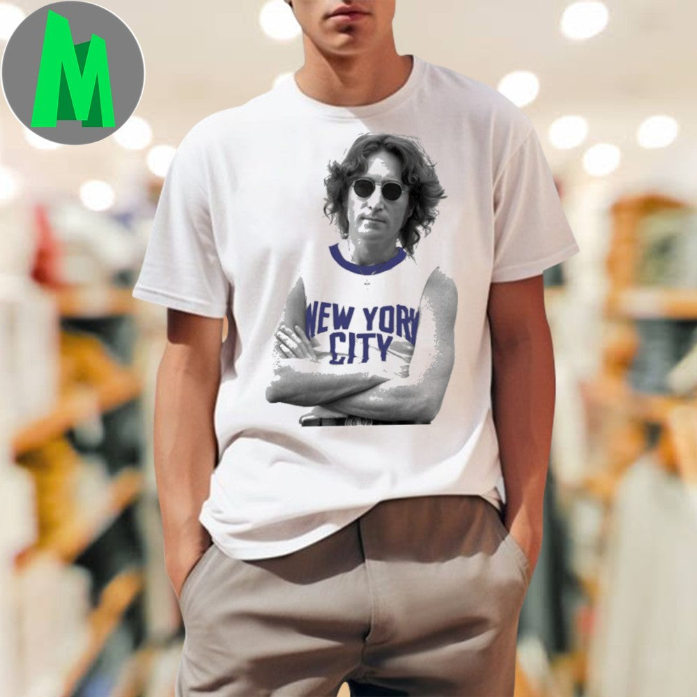 Design SGA Game 2 With John Lennon New York City Shirt