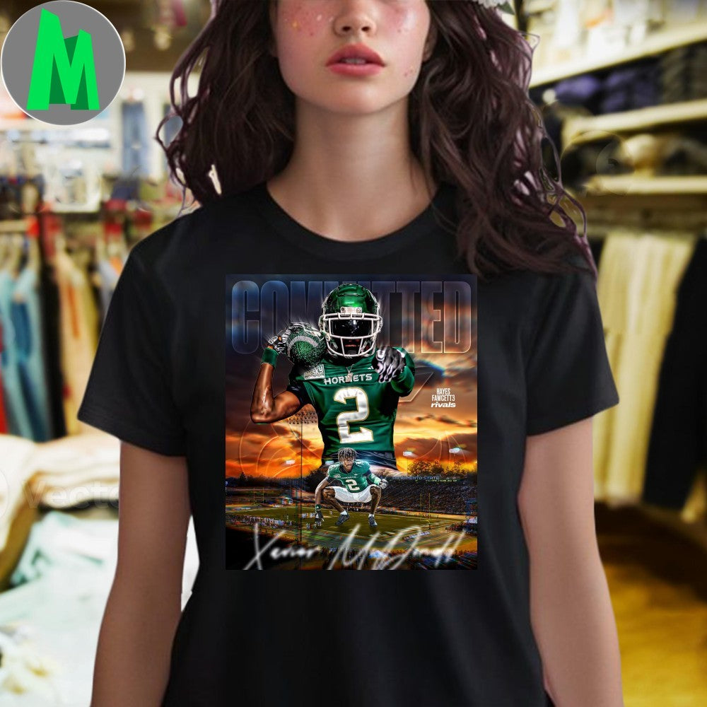 Design Sacramento State Hornets #2 Committed Hayes Fawcett Football Recruit T-Shirt