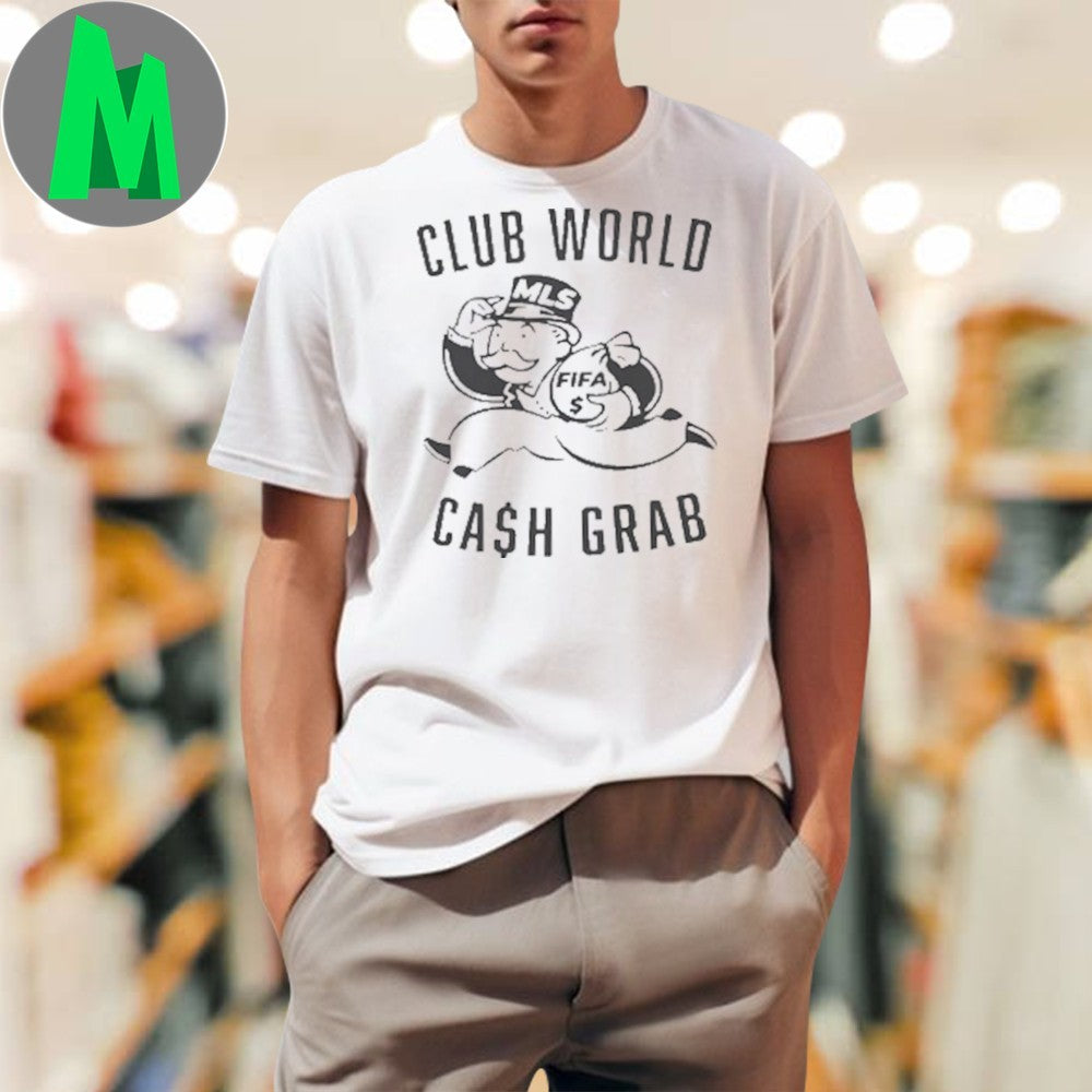 Design Seattle Sounders FC Club World Cup Cash Grab Soccer Football Fan T-Shirt