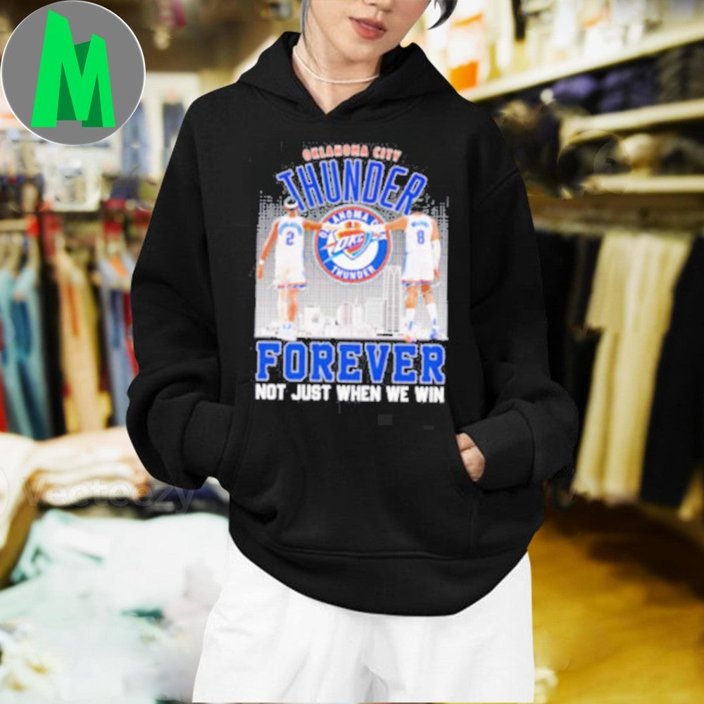 Design Shai Gilgeous-Alexander Jalen Williams OKC Thunder Forever Fan T-Shirt