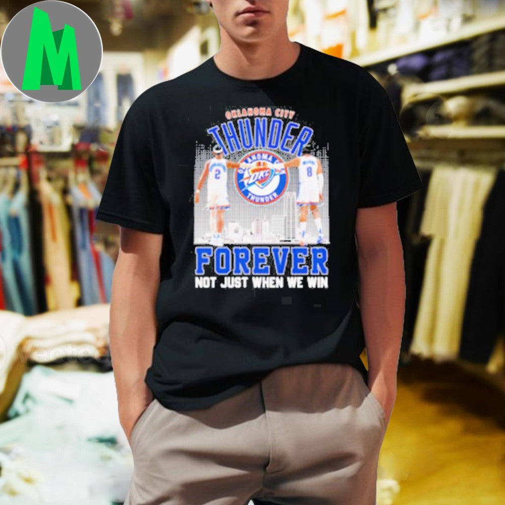 Design Shai Gilgeous-Alexander Jalen Williams OKC Thunder Forever Fan T-Shirt