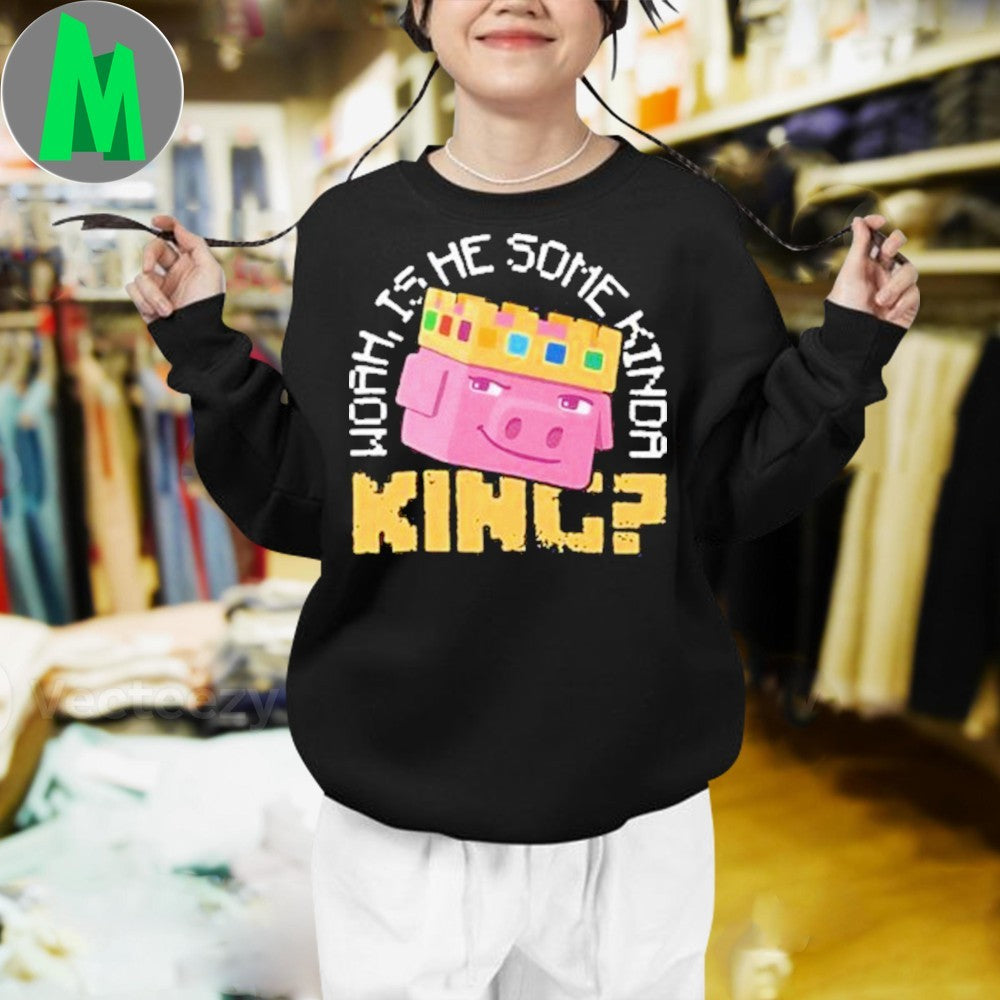 Design Technoblade Merch Store Technoblade That’s A Legend Crowned King Pig Gaming Fan Youth Shirt