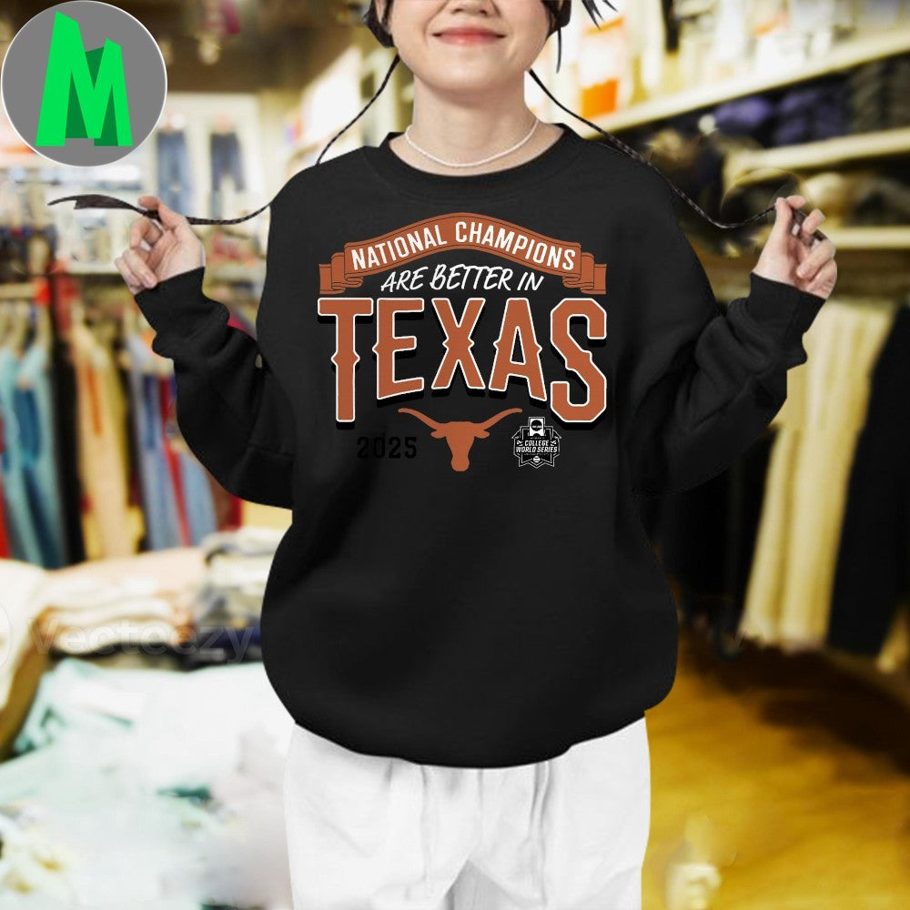 Design Texas Longhorns 2025 NCAA Softball National Champions Women’s College World Series Logo T-Shirt