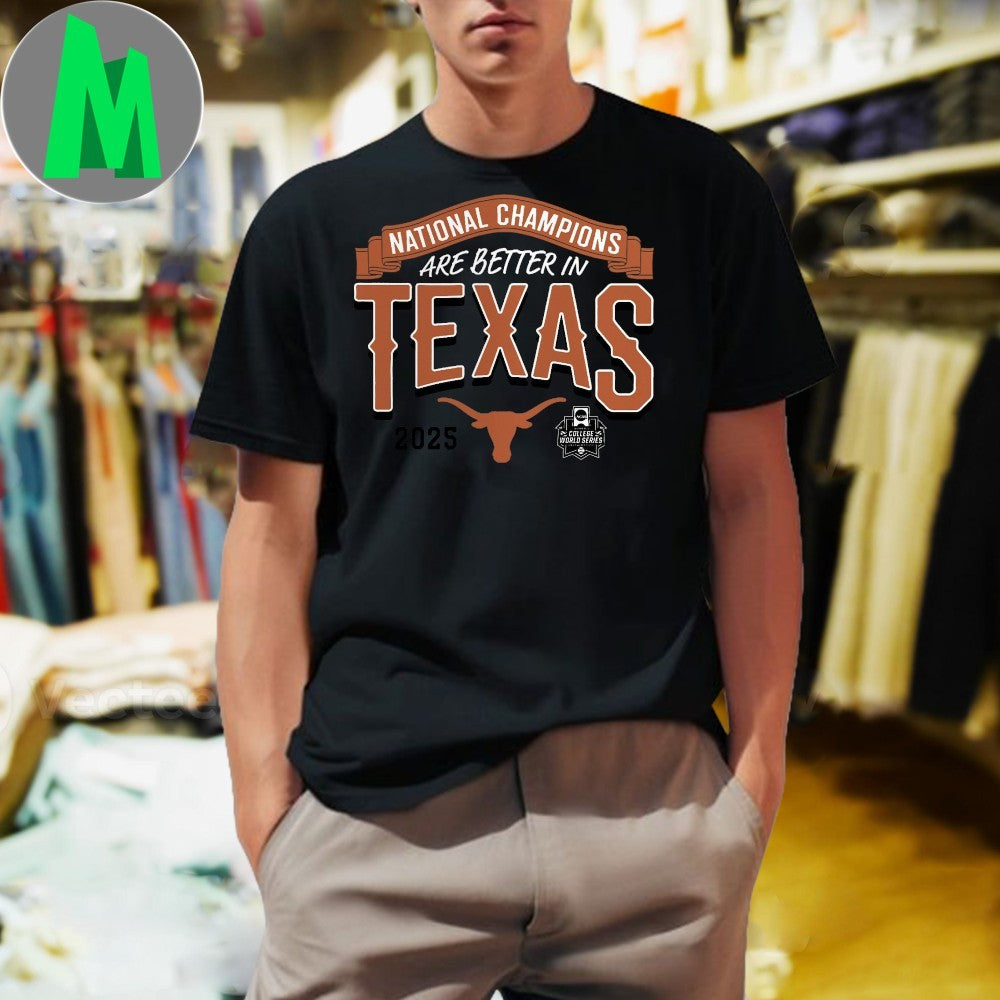 Design Texas Longhorns 2025 NCAA Softball National Champions Women’s College World Series Logo T-Shirt