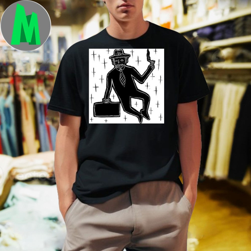 Design Tom Waits God’s Away On Business Noir Shirt