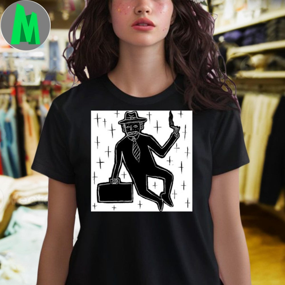 Design Tom Waits God’s Away On Business Noir Shirt