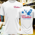 Design Wallen Home of the Brave Patriotic American Eagle T-Shirt