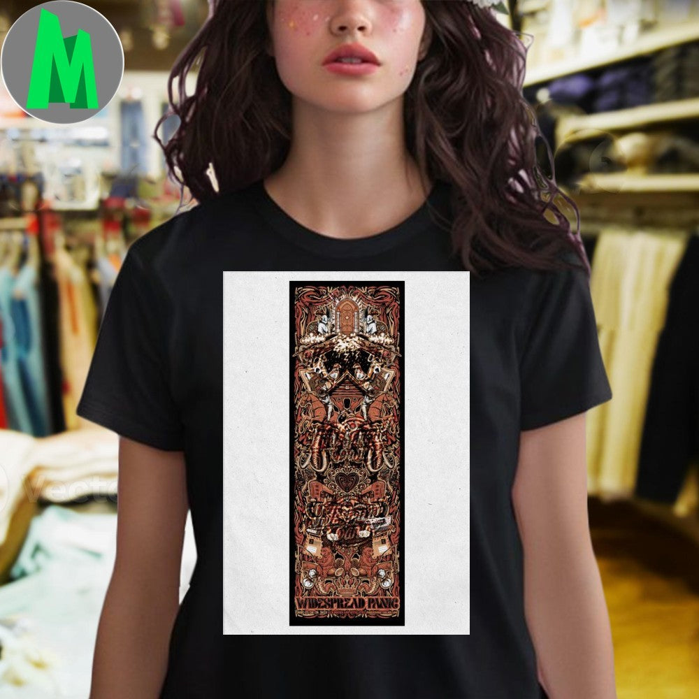 Design Widespread Panic June 27-29, 2025 Red Rocks Amphitheatre Show Poster Shirt