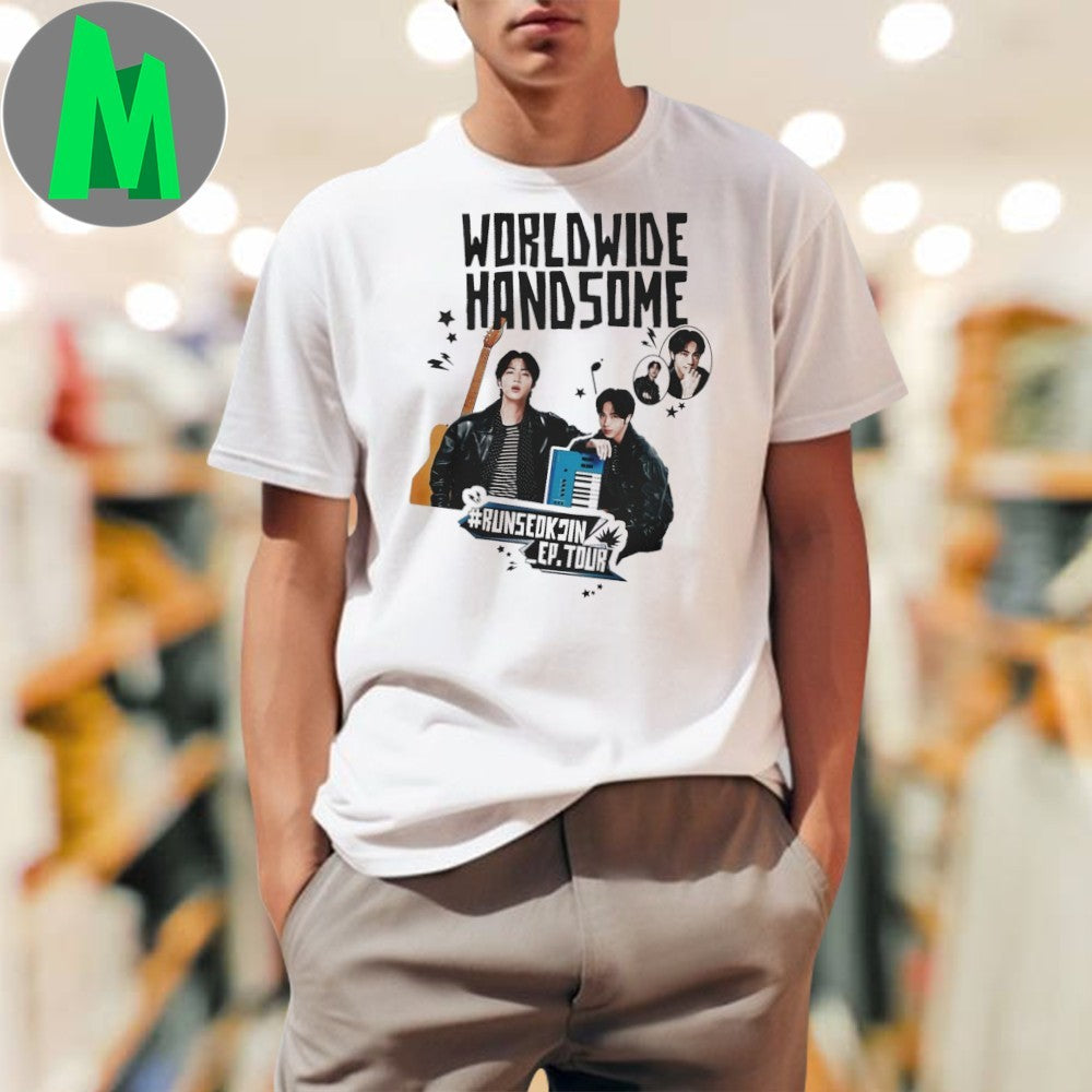 Design Worldwide Handsome Run Seokjin Ep Tour Shirt