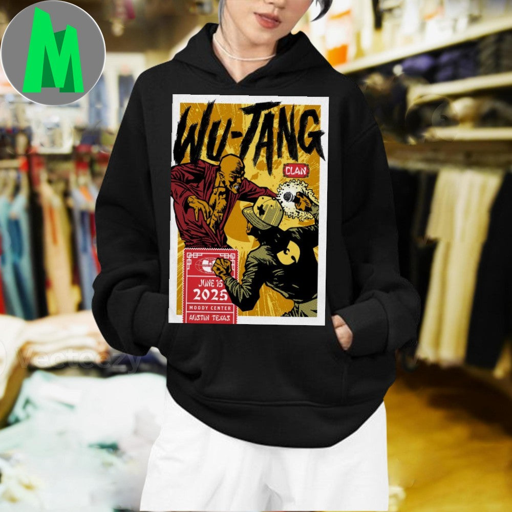 Design Wu Tang Clan Austin TX 6-15-2025 Poster Shirt