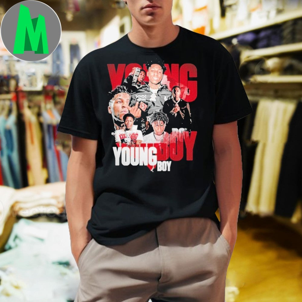 Design YoungBoy Never Broke Again Masa Tour Graphic T-Shirt