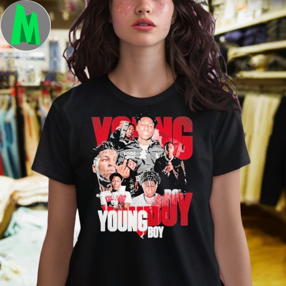Design YoungBoy Never Broke Again Masa Tour Graphic T-Shirt