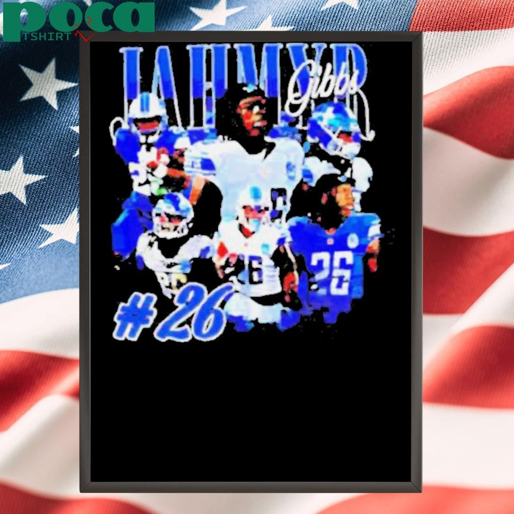 Detroit Lions Jahmyr Gibbs #26 Graphic Shirt