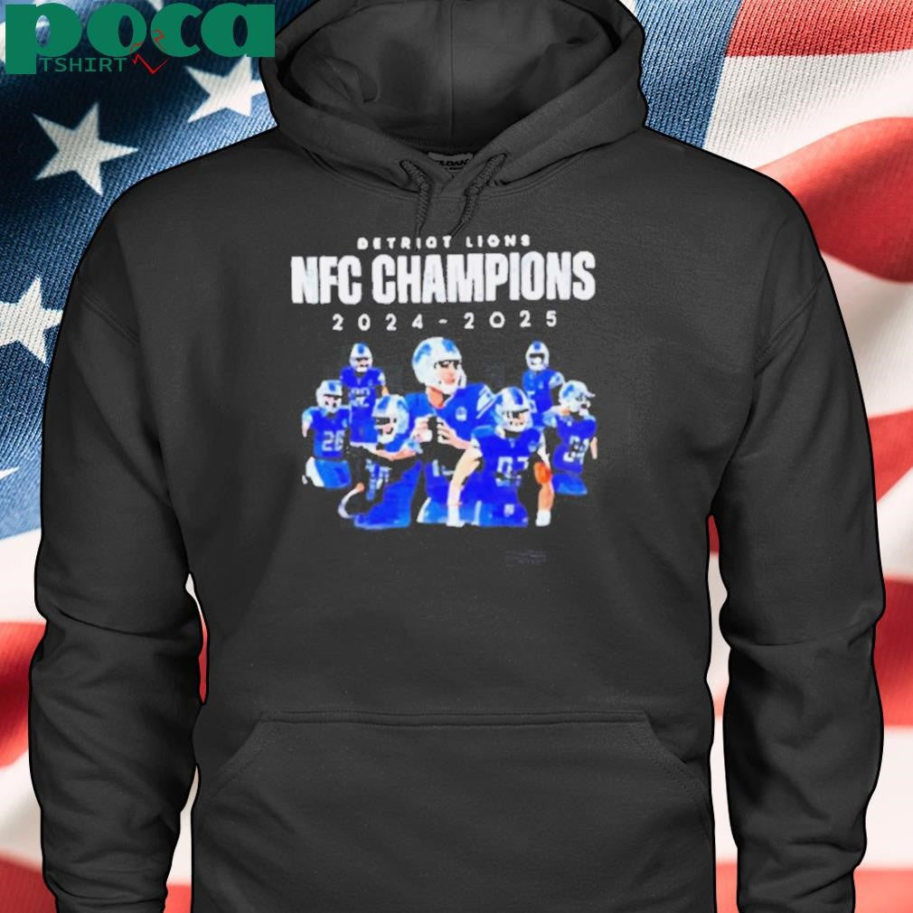 Detroit Lions NFC North Division Champions 2024 2025 Shirt