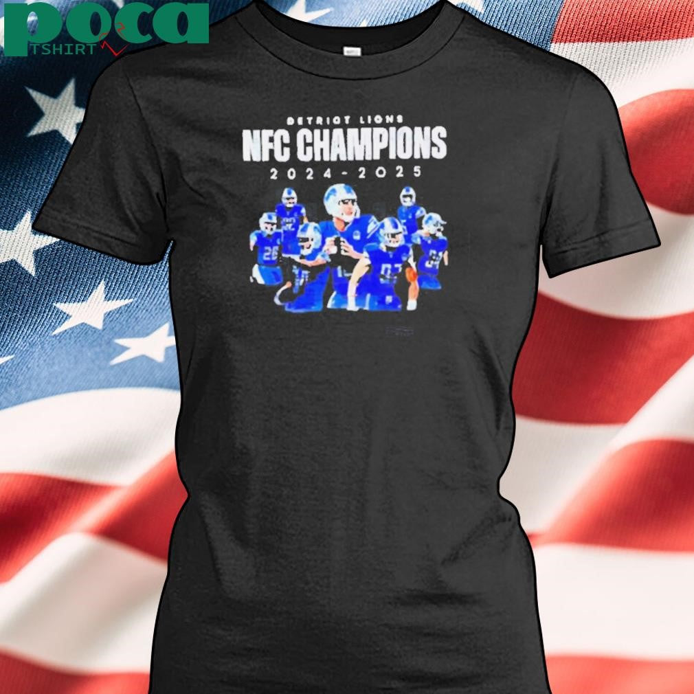 Detroit Lions NFC North Division Champions 2024 2025 Shirt