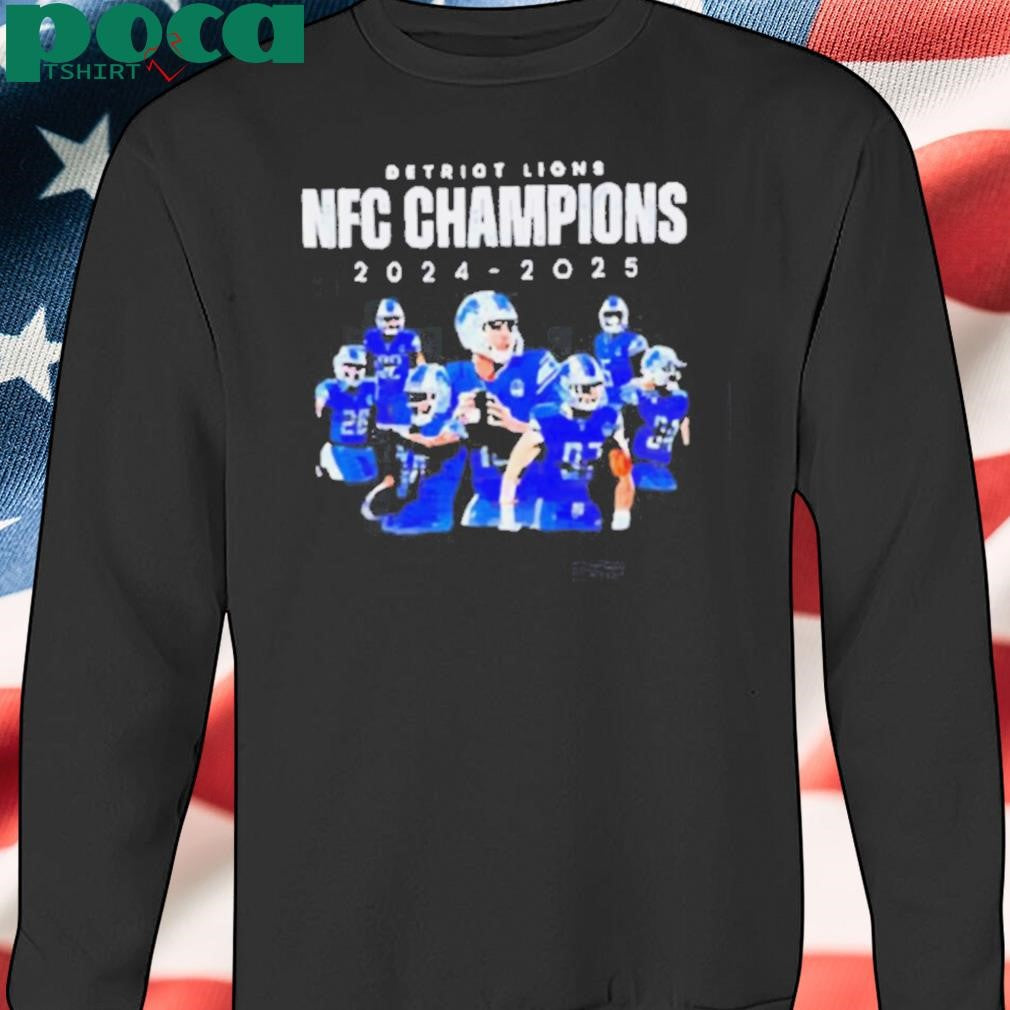 Detroit Lions NFC North Division Champions 2024 2025 Shirt