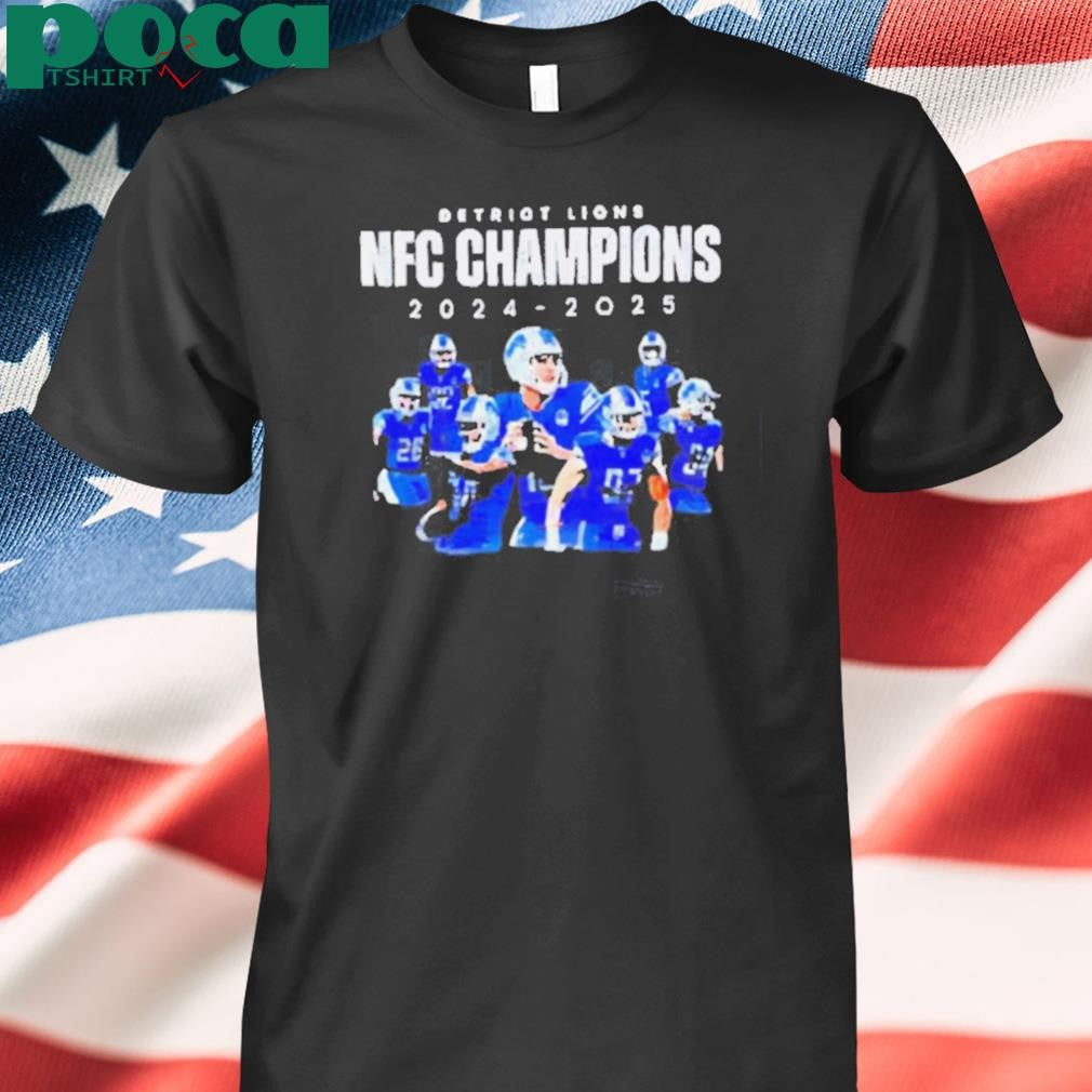 Detroit Lions NFC North Division Champions 2024 2025 Shirt