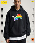 Detroit Lions rainbow pride animal logo apparel jersey fan collection cotton shirt