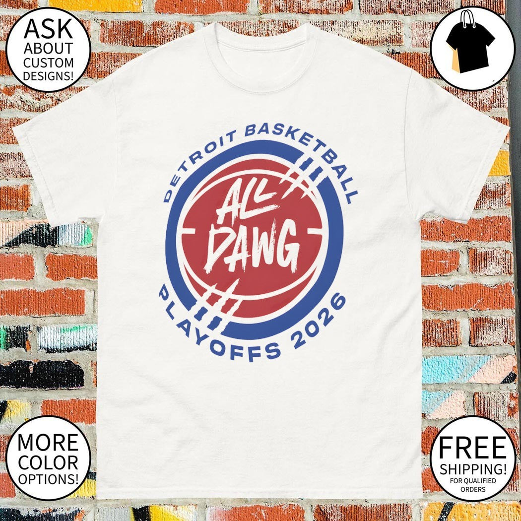 Detroit Pistons All Dawg Detroit Basketball Playoffs 2026 shirt