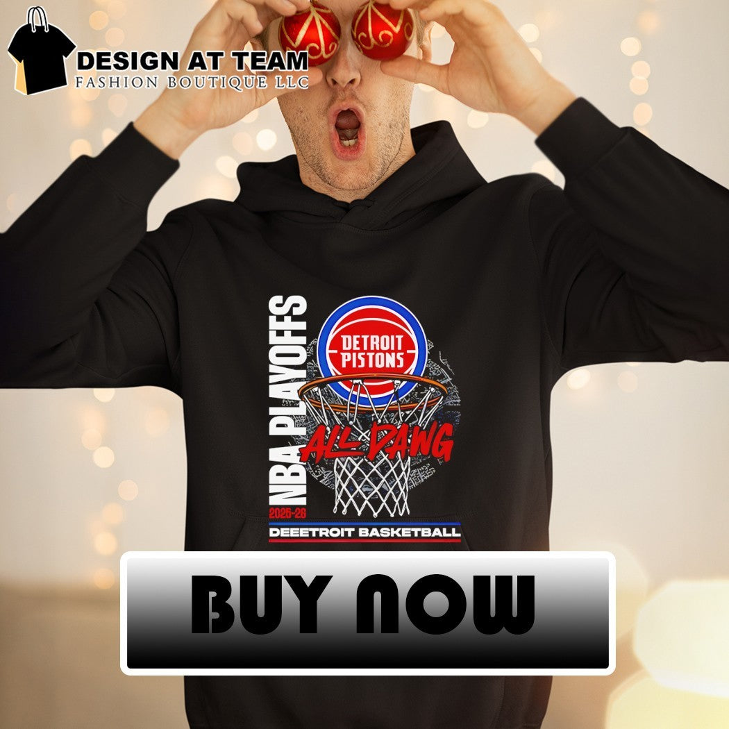 Detroit Pistons Basketball All Dawg Playoffs 2025 26 NBA shirt