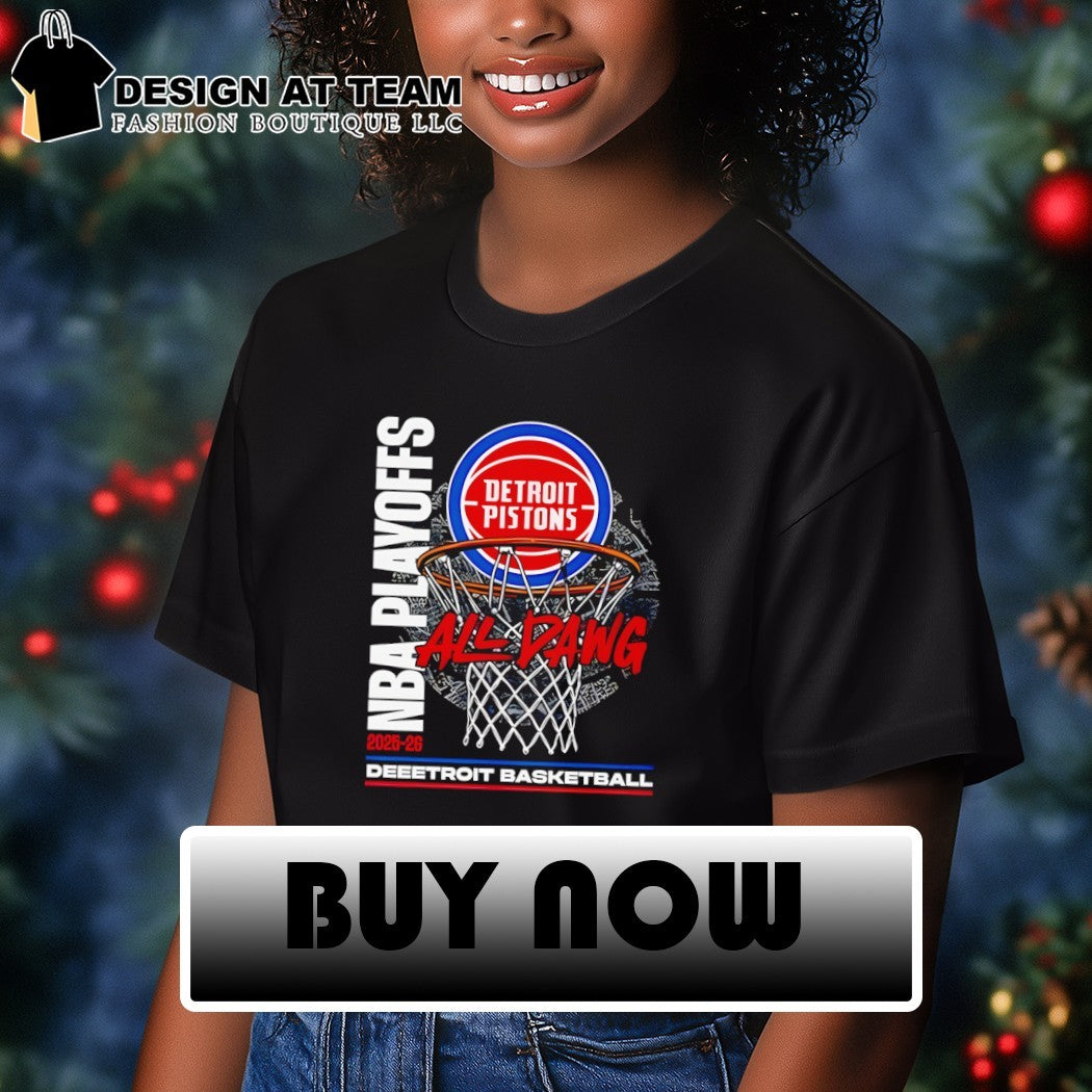 Detroit Pistons Basketball All Dawg Playoffs 2025 26 NBA shirt